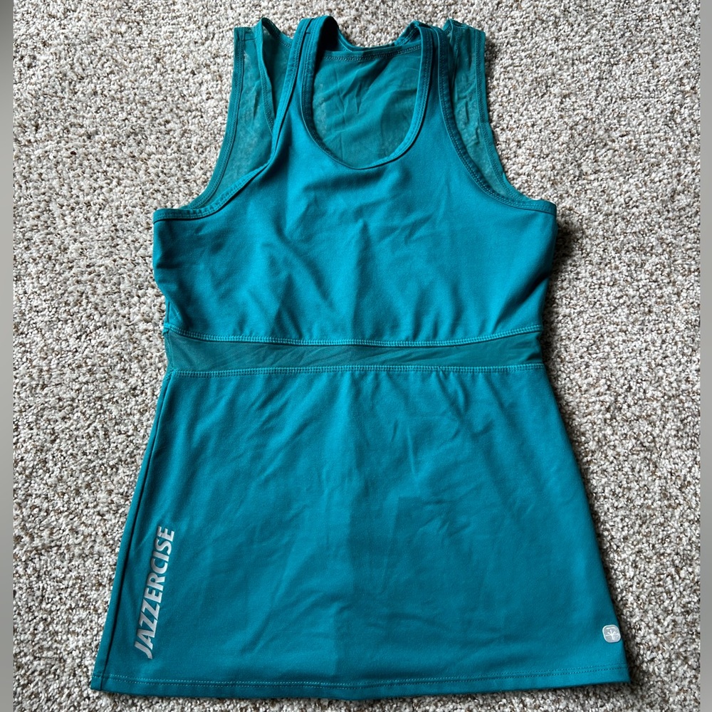 Soybu x Jazzercise Workout Tank Top with Mesh Underlay